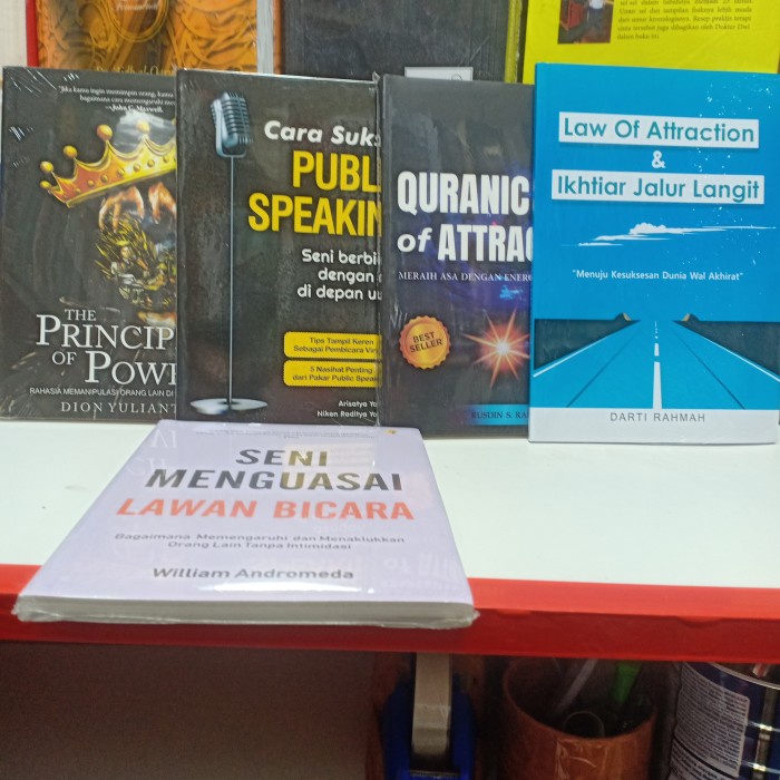 

Paket 5 buku, The Principles of the Power , Cara sukses Publick Speaki