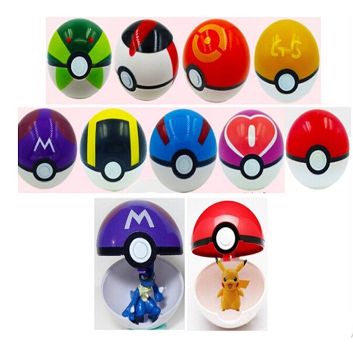 Pokeball Figure Pokemon Mainan Pokemon Figure Pikachu