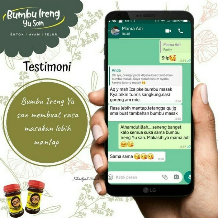 

Paket 2 Botol Sambal Bumbu Ireng Yu San Original & Pedas