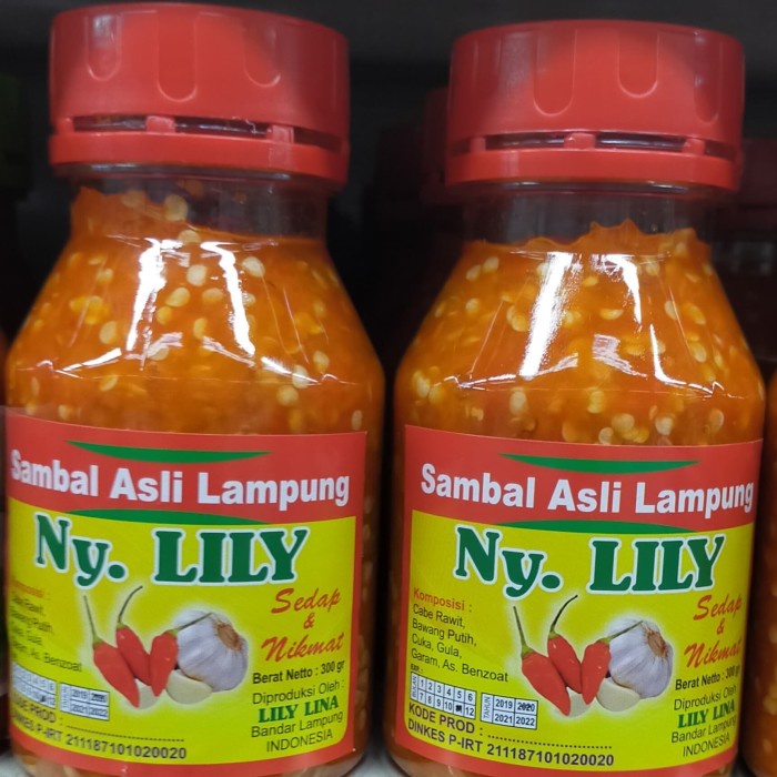 

Ny.Lily Sambal Asli Lampung 300Gr
