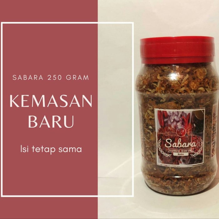 

Sabara Sambal Bawang Pedas Kering 250 Gram