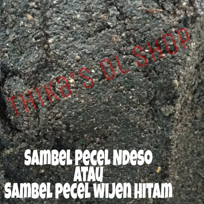 

Sambal Pecel Ndeso Atau Sambal Pecel Wijen Hitam 250Gram Khas Solo