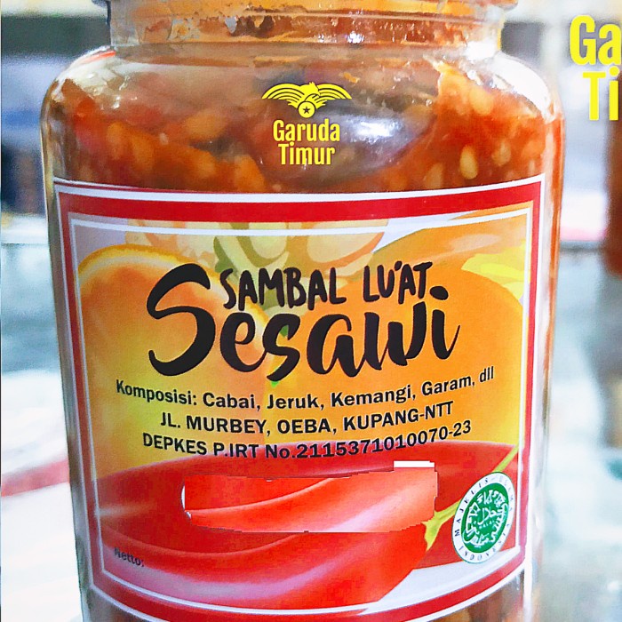 

Sambal Luat Sesawi, Khas Kupang, Halal, Rasa Bawang Putih