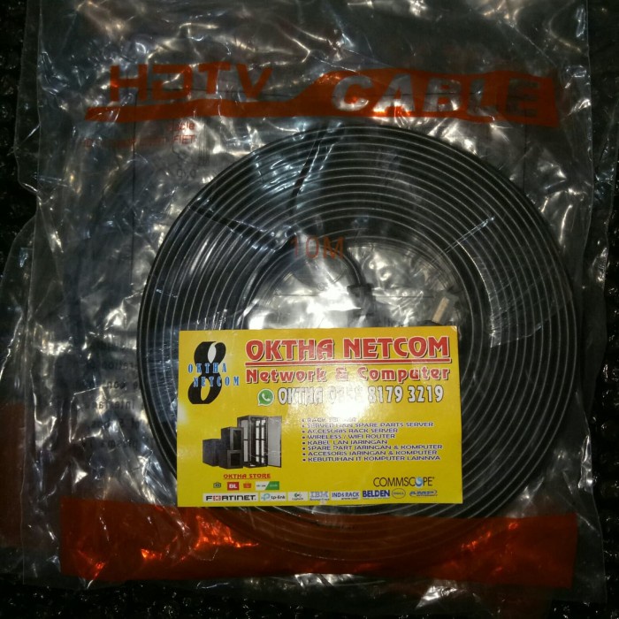 KABEL HDMI 10M FLAT VER 1.4 HDMI 10 METER HDMI KABEL PIPIH ORIGINAL TERBARU