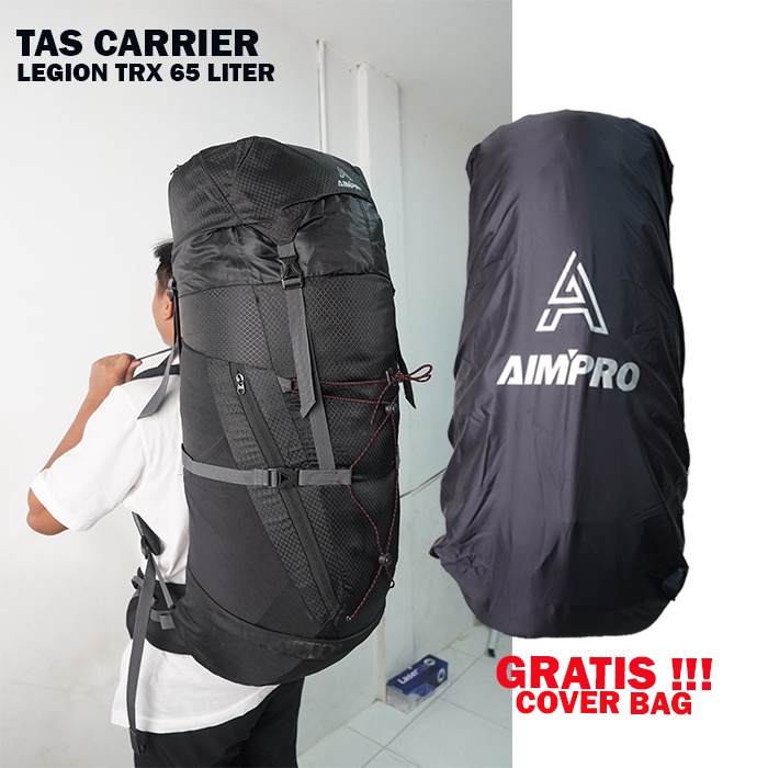 Tas Hiking Pria / Wanita Carrier Aimpro Legion 65 Liter