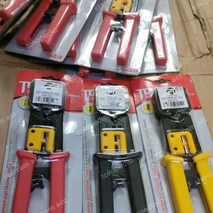 ✅New Crimping Tool Rj 45 Rj 11 Cat 5E Cat 6E Tang Krimping Tool R-Vtech Terbaru