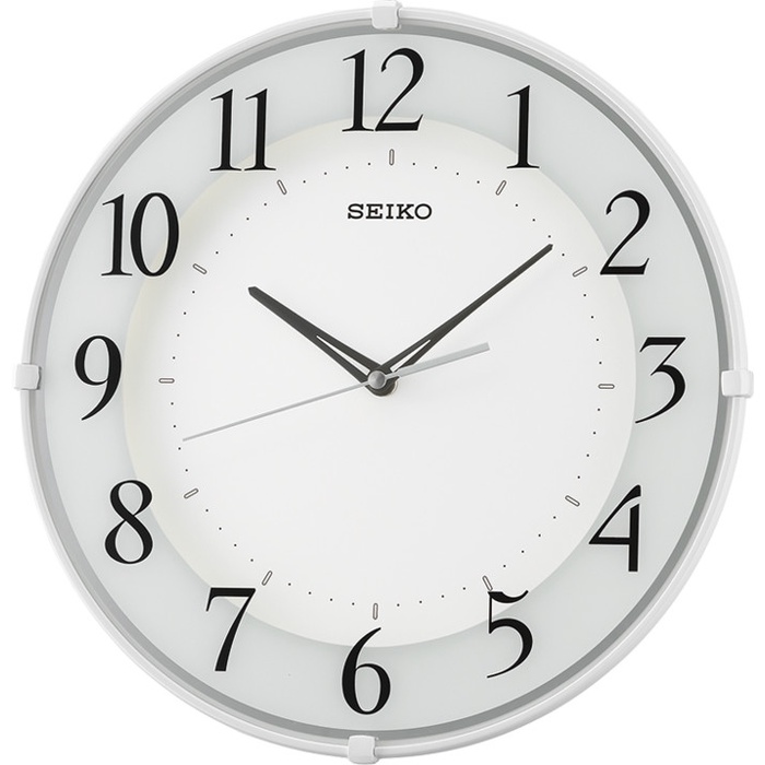 ✅New Ori Jam Dinding / Jam Tembok Seiko Seiko Qxa689 Putih Quite Sweep Terbatas
