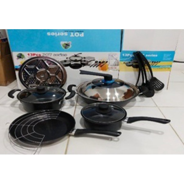 ✅Original Sinda Cookware Set13Pcs K6182 Berkualitas