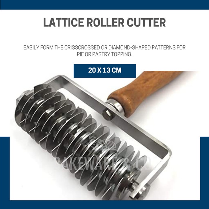 ✅Original Stainless Lattice Cutter Pastry Multi-Wheels Terbaru
