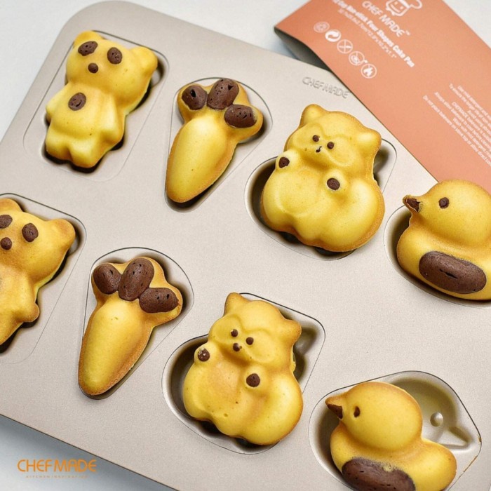 

✅Original Loyang 4 Motif Anti Lengket/ Chefmade Four Cute Shape Cake Pan Wk9319 Berkualitas