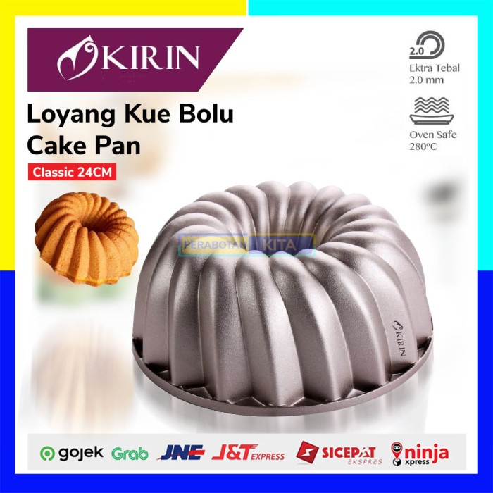 

✅Original Kirin Loyang Kue Bolu Cake Pan Classic 24Cm Limited