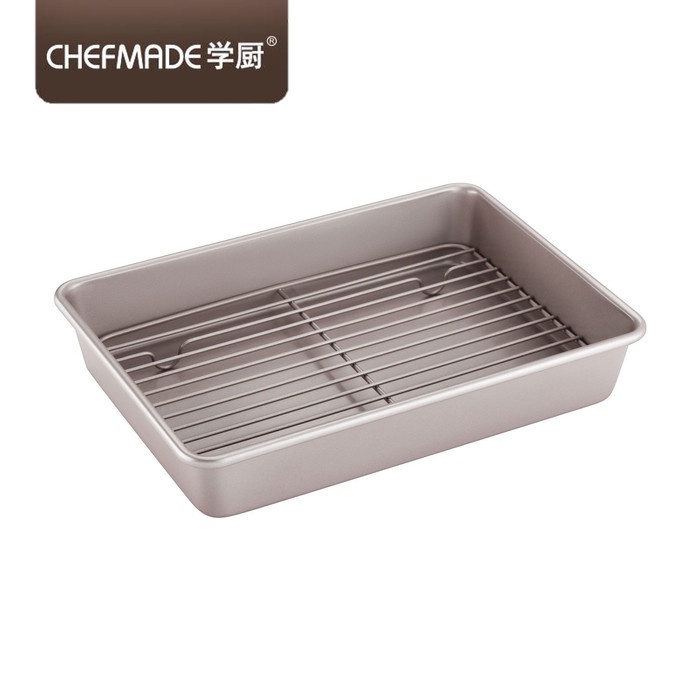 

✅Original Original Chefmade 13 Non-Stick Bake Pan With Rack Wk9266 / Baking Pan Terbaru