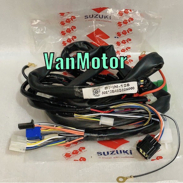 ✨Baru Kabel Body Bodi Spin 125 Spin Old Lama Set Suzuki Ori Set Wire Harness Terbaru