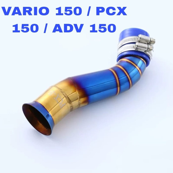 ✨Baru Air Funnel / Velocity Stainless Untuk Vario 150 / Adv 150 / Pcx 150 Diskon