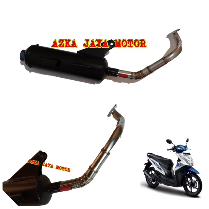 ✨Baru Knalpot Racing Bobokan Beat Fi/ Knalpot Tsukigi Beat Fi/ Azka Motor Terbatas