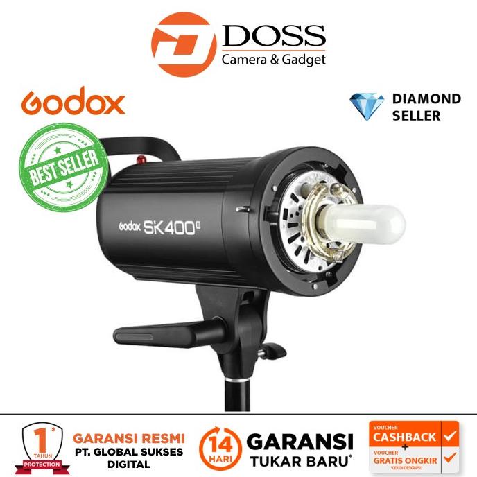 Terbaru Godox Sk400Ii Studio Strobe / Godox Sk400 Ii / Sk400Ii Original
