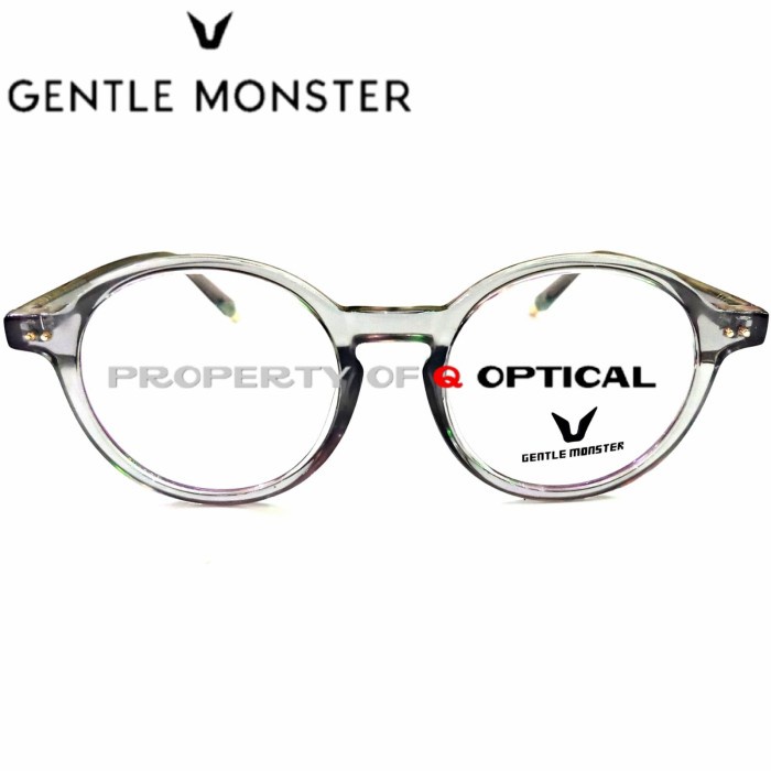 ✨Termurah Kacamata Frame Pria Wanita Gentle Monster G2815 C4 Grey Transparant Terbaru