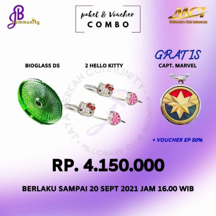 ✨Sale Promo Paket Mci GelangKalung Original Segel Berkualitas