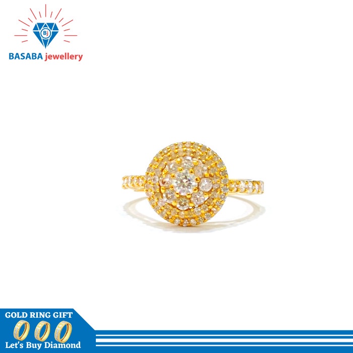 Ready Cincin Emas 750 asli / cincin emas 18k / emas tua /cincin wanita