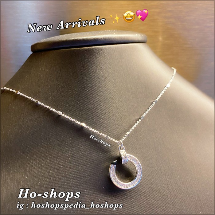 ✨Sale Kalung Jedar  Liontin Paku Mas Putih Kadar 750 Asli Emas Limited