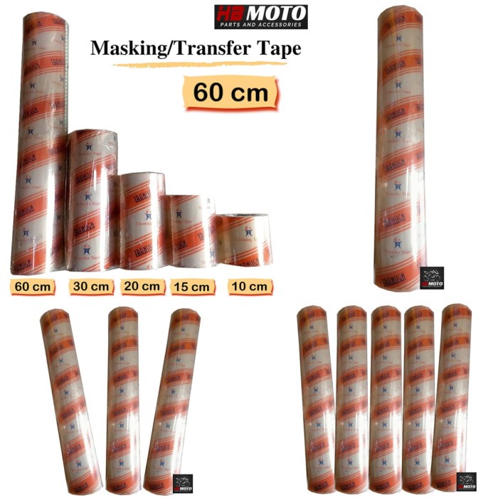 

✨Ready Masking Tape Transign 60 Cm / Transfer Tape Cutting Sticker Transign Berkualitas