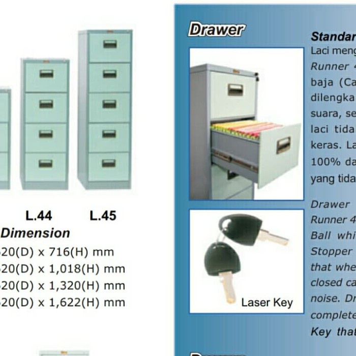 

✨Ready Filing Kabinet 2 Laci Berkualitas