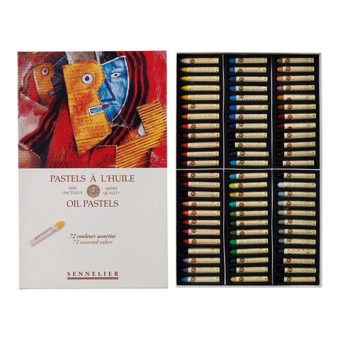 

✨Ready Sennelier Artist Oil Pastel Color Stick Set 72 Cardboard Standard Size Diskon