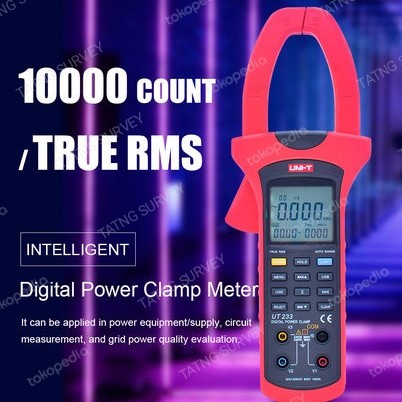

✨Ready Uni-T Ut243 Power Harmonika Clamp Meter True Rms Fase Limited
