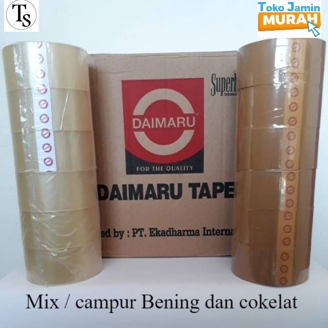 

✨Sale Lakban Daimaru 48Mm X 90 Yard - Lakban Packing 48 Mm X 90 Yd Berkualitas