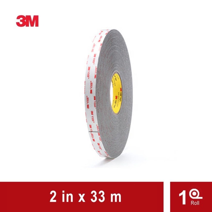 

✨Sale 3M 4941 Vhb Double Tape Gray - [2 Inch X 33 M] Diskon