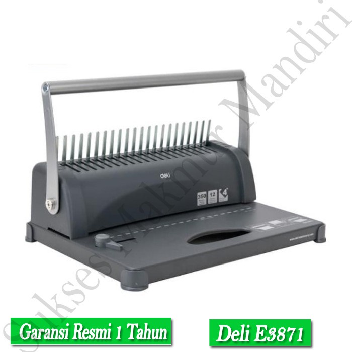 

Deli Mesin Binding Sisir 12 lembar berlubang dapat disesuaikan E3871