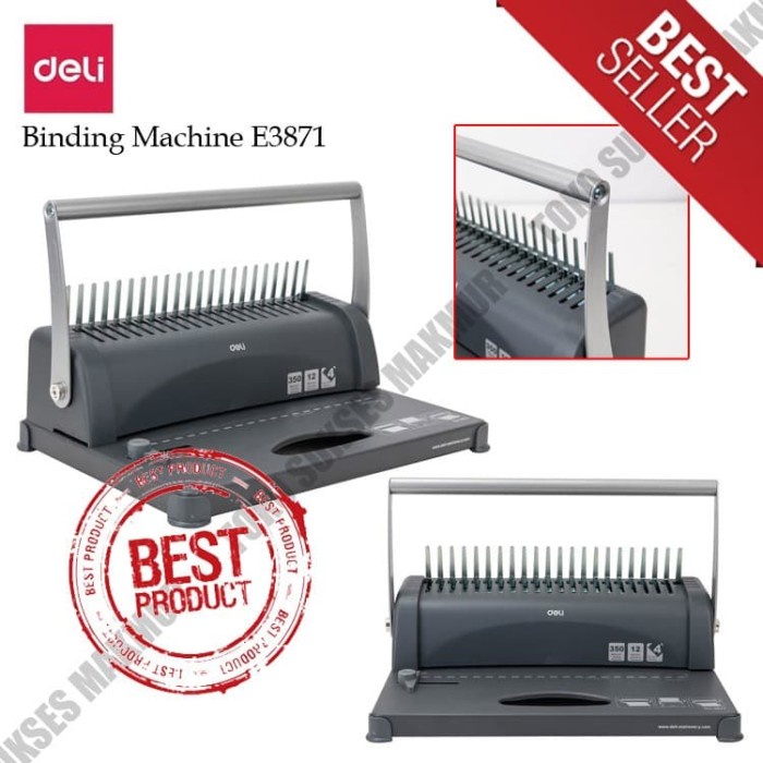 

Mesin Jilid Plastik DELI E3871 - Binding Machine DELI E3871