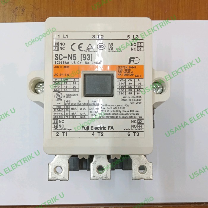 ✨Original Magnetic Contactor Sc-N5 Fuji Electric 220V Terbatas