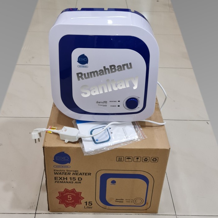 ✨New Ori Water Heater Listrik Eixo 15 Liter Pemanas Air Exh 15 D Berkualitas