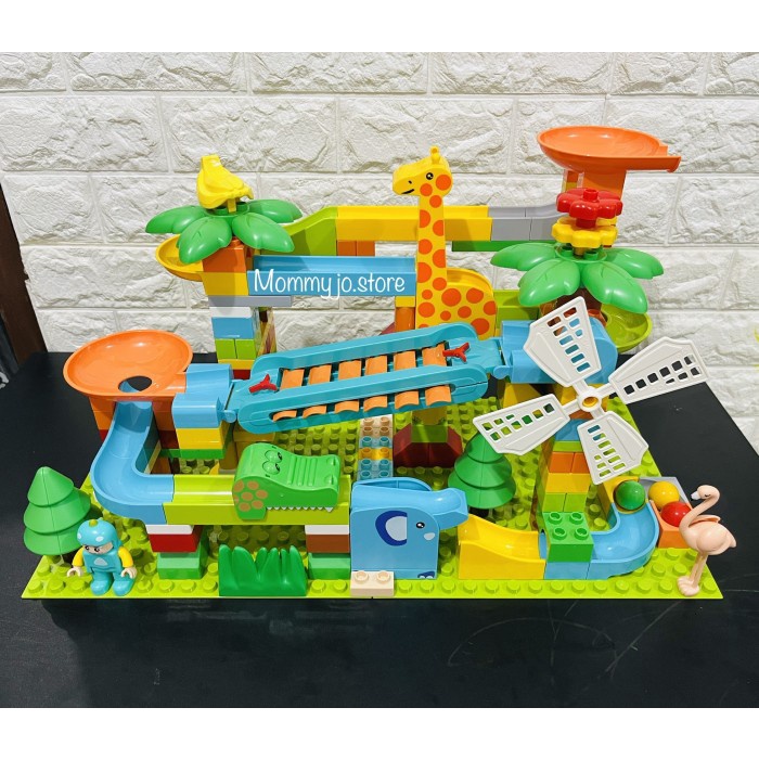 [New] Marble Race Run Balok Besar Edisi Terbaru Dengan Xylophone Terbatas