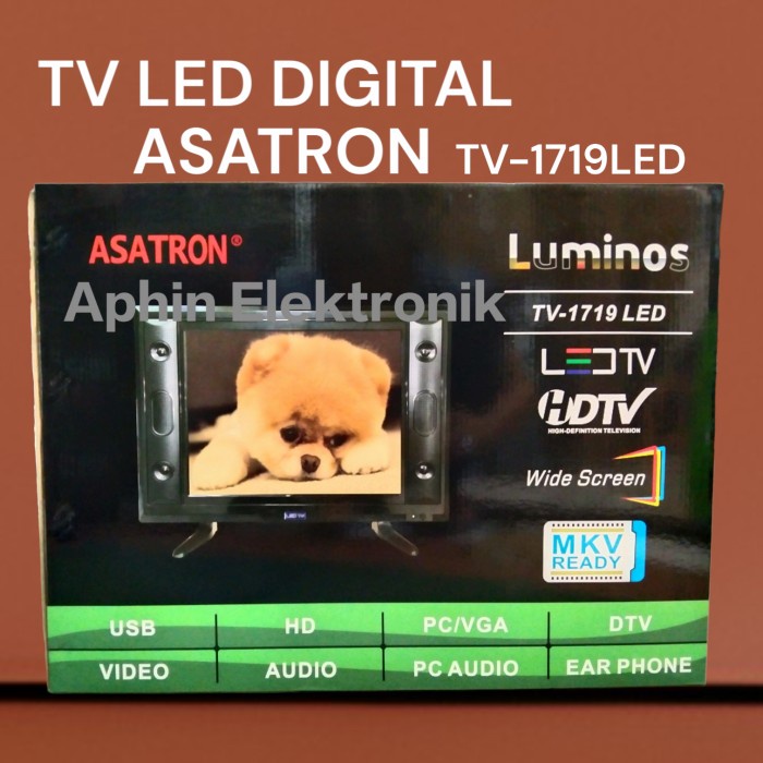 ✨New Tv Led Digital Asatron 17 Inch Tv 1719Led Tv Digital 17 Inch Diskon