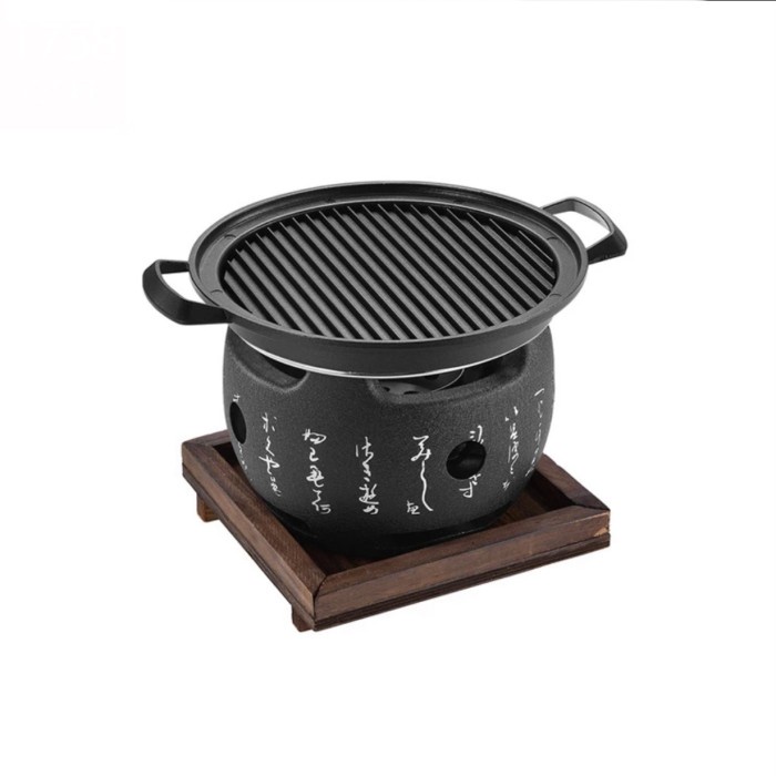 ✨New Ori Tungku Gyu Misoyaki Round  Pan Grill Korean D : 20Cm Berkualitas