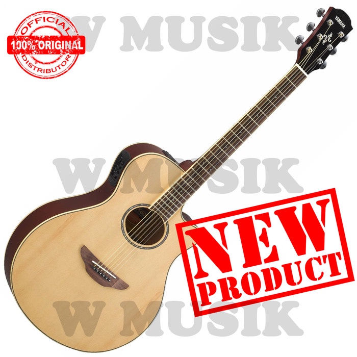 ✨New Yamaha Gitar Akustik Elektrik Apx 600 / Apx600/ Apx-600 - Natural Berkualitas