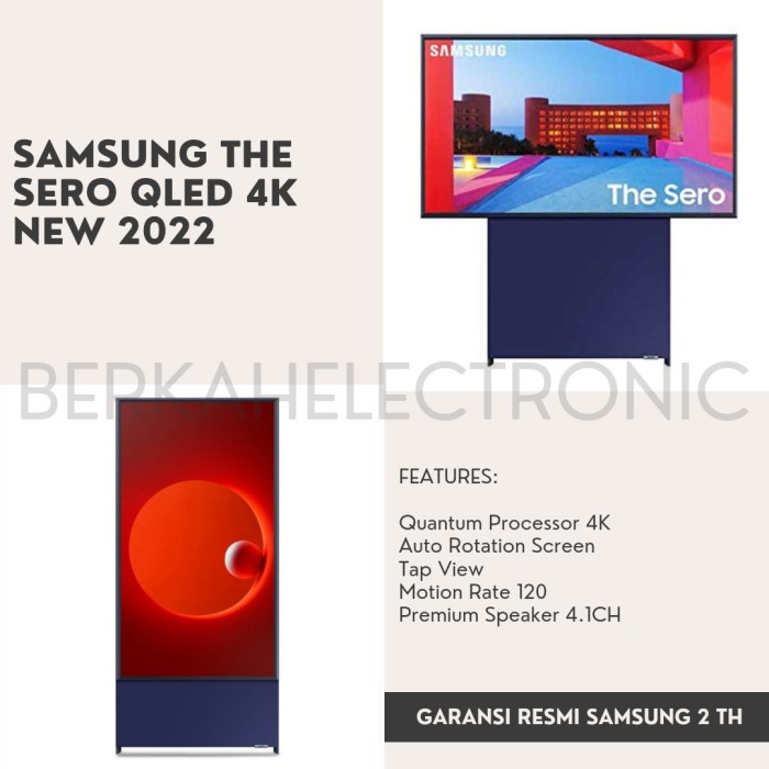 ✨New Samsung The Sero 43 4K Tv- Qa43Ls05B New 2022 Diskon