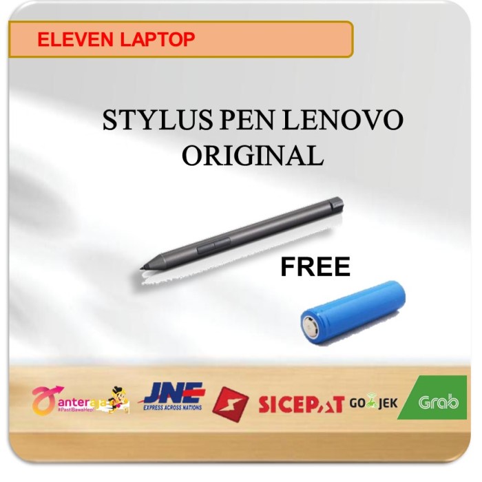 ✨New Stylus Pen Lenovo Original 100 Untuk Semua Type Laptop 2In1 Touch Terbaru