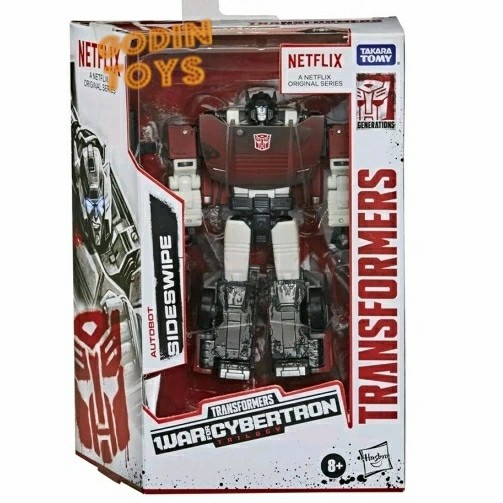 ✨New Transformers Netflix Sideswipe War For Cybertron Trilogy Hasbro Terbaru