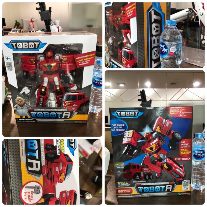 ✨Baru Tobot R Besar - Fire Rescue Original Young Toys Rare Berkualitas
