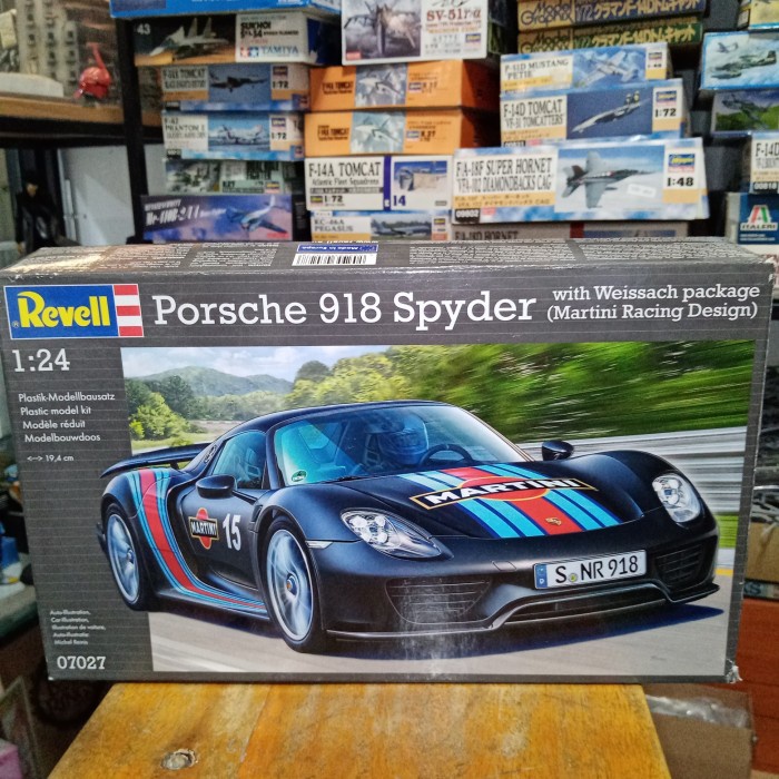 ✅Termurah Revell Porsche 918 Spider With Martini Weissach Package Terbatas