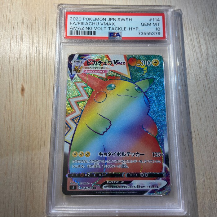 ✅Termurah Kartu Pokemon Tcg Jp Japanese S4 Pikachu Vmax Hr Psa 10 Limited