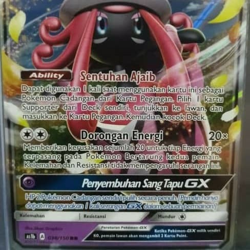 ✅Termurah Tapu Lele Gx Rr Kartu Pokemon Terbatas