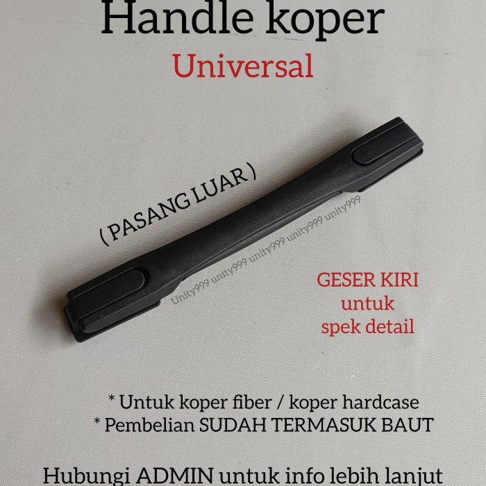 :<:<:<:<] Sparepart gagang karet tas koper Handle koper