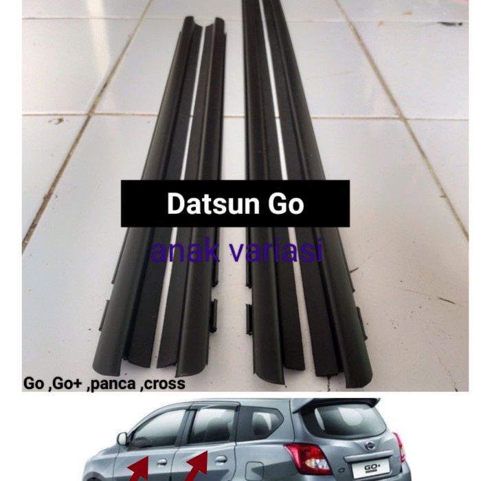 pelipit kaca luar Datsun GO, Datsun GO+, Datsun GO cross 1set