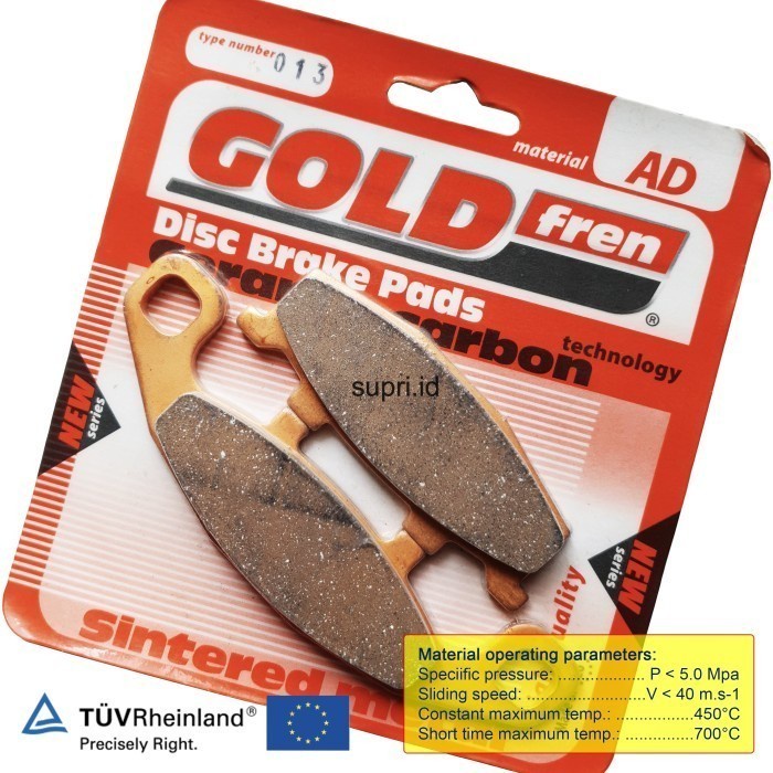 ✨COD Kampas Rem Belakang Kawasaki Zzr 1100 Zzr1100 Zx11 Sbp597 Diskon