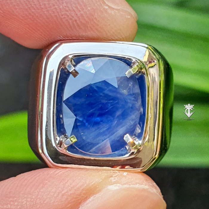 ✨Termurah Batu Permata Natural Blue Sapphire Tanzania 5.56 Ct Heat Only Mri Memo Diskon