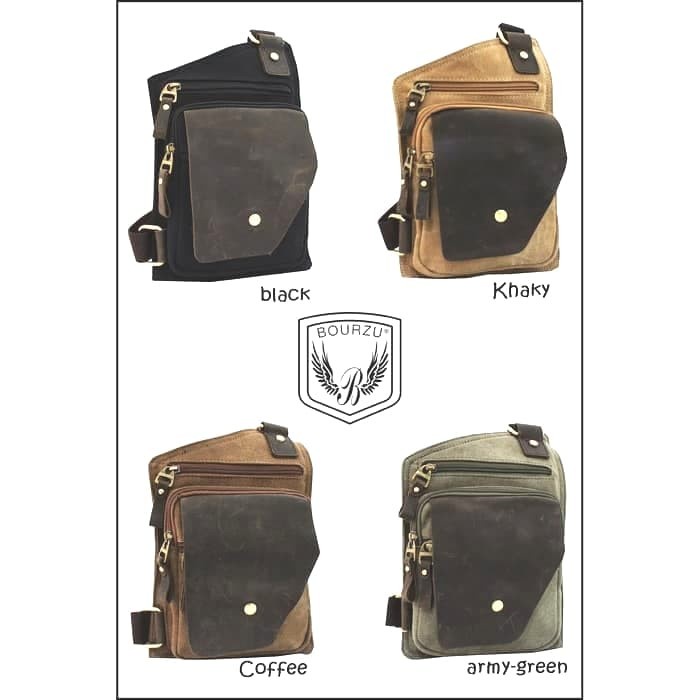 ✨New Tas Selempang/Tas Bahu Pria Lux Keren Bourzu Terbaru